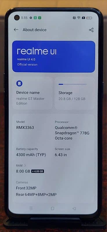 RealMe GT Master Edition 0