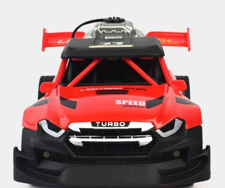 rc smoke and drifting rechargeable car with 2 led lights 3