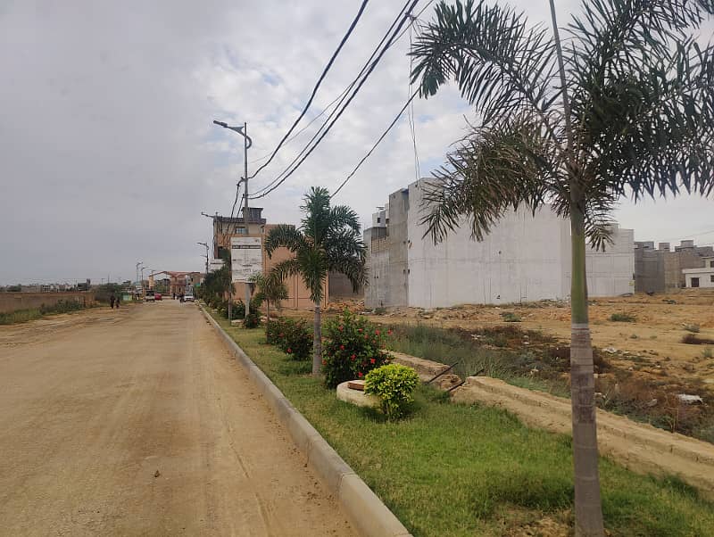 80 Sq Yards West Open Plot for Sale Gold Extension Block, North Town Residency Phase 1 1