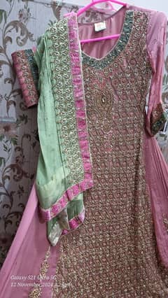 *Bridal Maxi | ready to wear  | waleema dress | mehndi  dress*