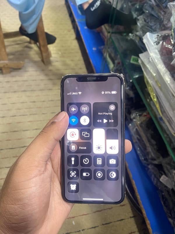 I phone x. s 256 gb pta approved 96 battry health 0