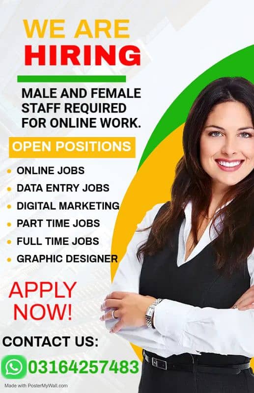 Online Jobs, Full time, Part time Job Students Males & Females 0