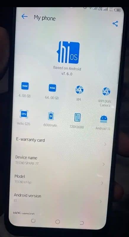 Tecno Spark 7t 4/64 1