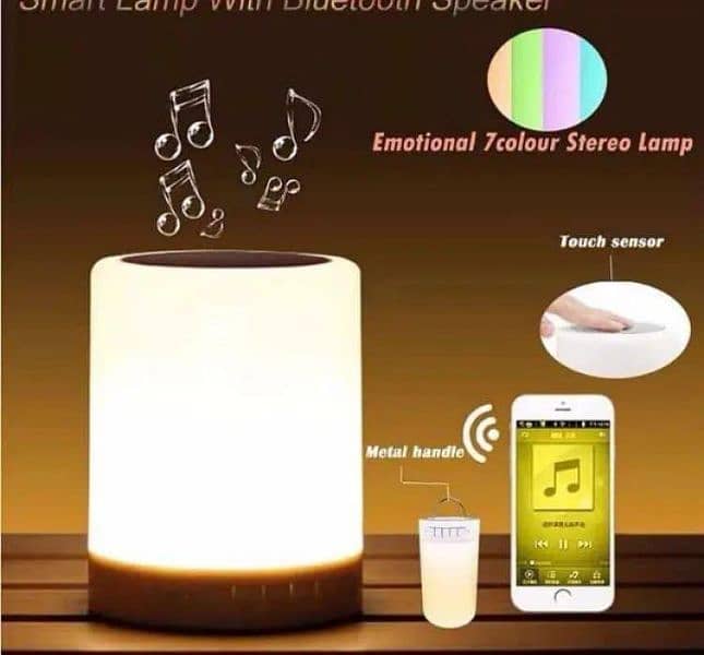 Touch lamp wireless Bluetooth speaker 4