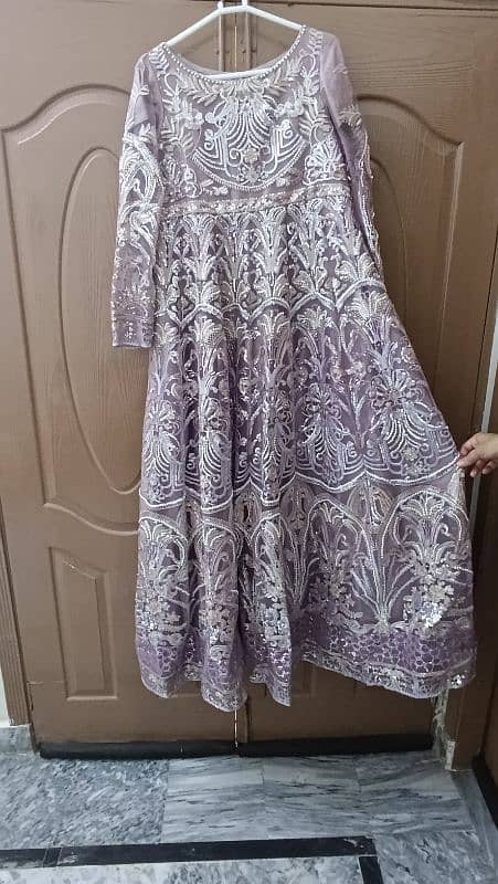 beautiful net fabric maxi 1