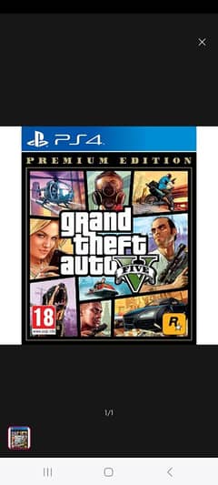 ps4 gta5 disc