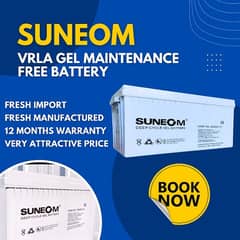 VRLA Gel Maintenance Free Battery (12V/200AH)