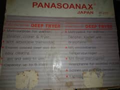 DEEP FRYER COMPANY PANASOANAX MADE BY JAPAN