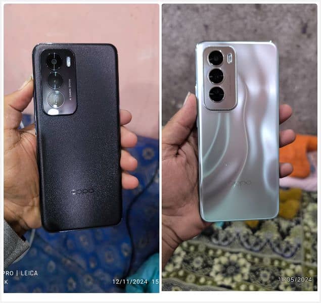 OPPO Reno 12 12/512 5G just box open Brown silver use 0