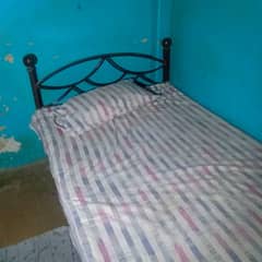 iron single bed