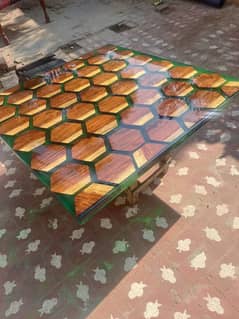 epoxy luxury dinning tables contact 03048683392 delivery all Pakistan.