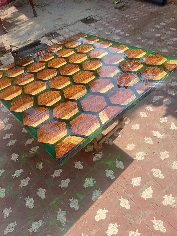 epoxy luxury dinning tables contact 03048683392 delivery all Pakistan. 0