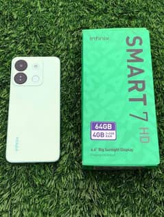 Infinix smart 7(official PTA)(4/64Gb) Newcondi. . WhatsApp(03274117805)