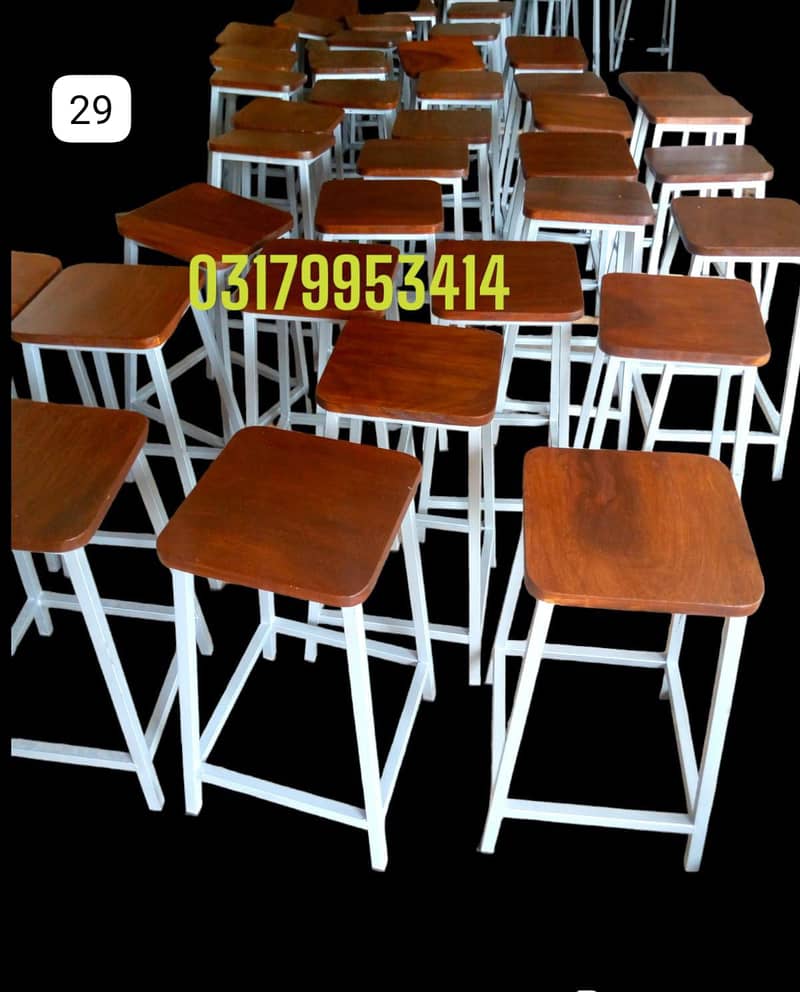 Bench/Study table/Chair/Iron chair/College chair/School furniture 0