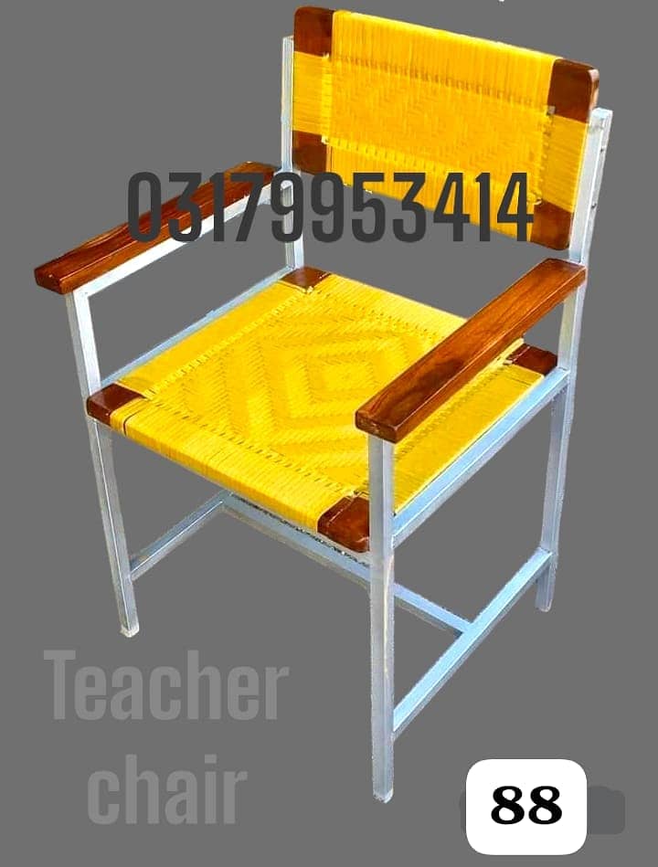 Iron chair/Classroom chair/University chairs/Study table/Chair/table 14