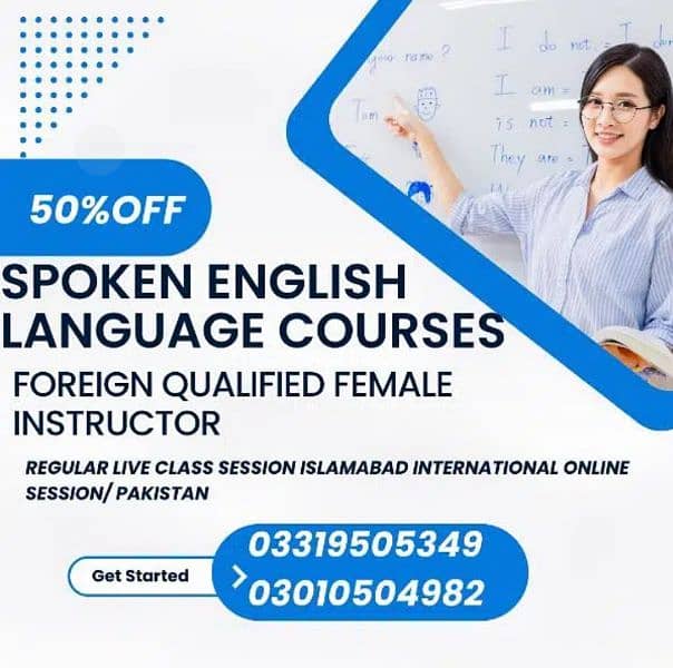 Spoken English Course/ Foreign Qualified Female Instructor 0