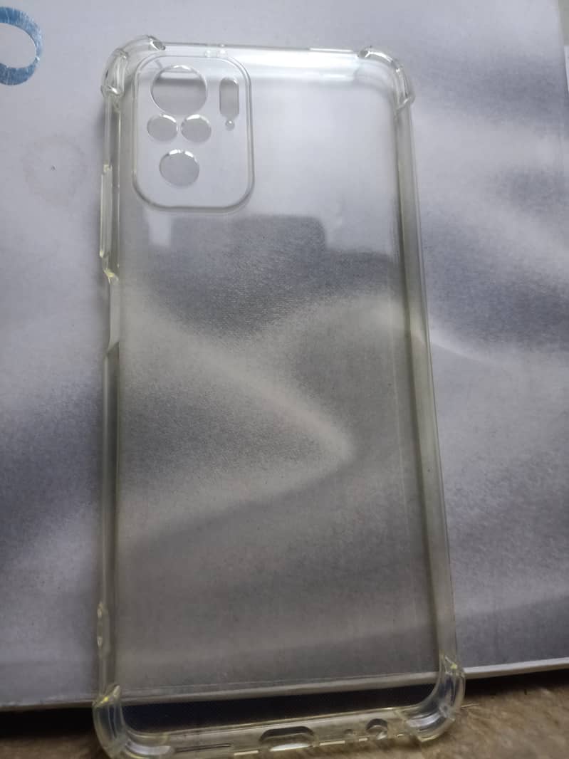 Xiaomi Redmi Note 10 silicone Transprent Crystal Clear Back Cover/Case 2