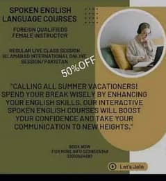 Spoken English Course/ Foreign Qualified Female Instructor