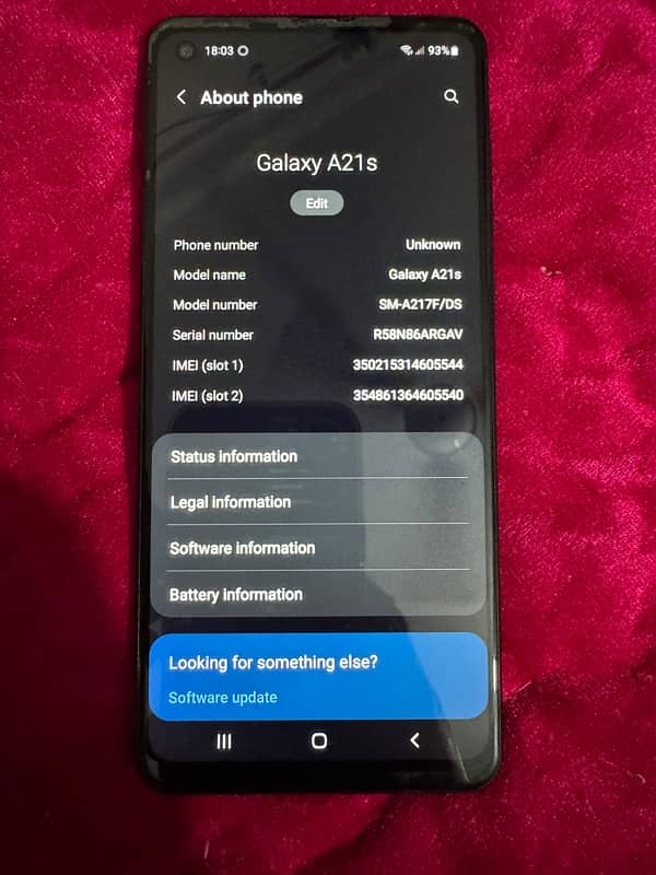 Samsung A21s 4gb 64gb dual PTA Approved With box read full add 3