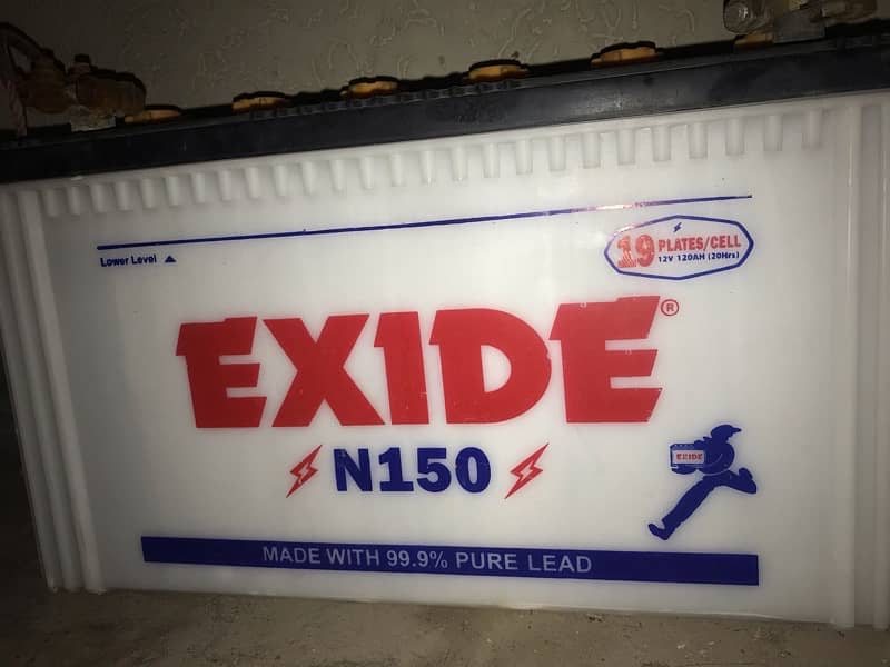 exide n150 totaly new 20 to 25 days used 1