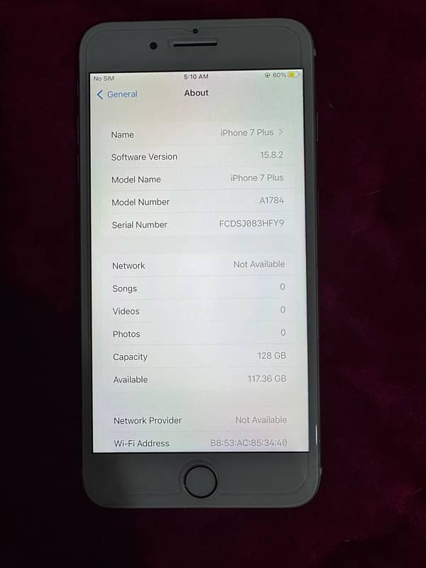 iPhone 7 Plus 128gb PTA approved fingerfailed Read full add 6