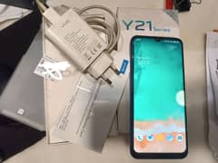 Vivo y21a 4+1/64 10/10 condition original box charger(03214754240)