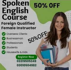 Spoken English Course/Foreign Qualified Female Instructor