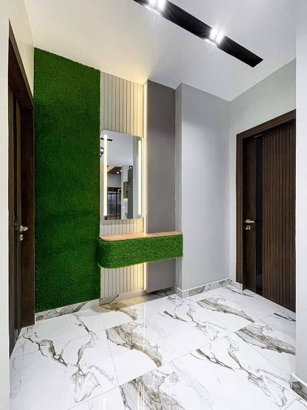 Wallpaper vinyl flooring wall panels artificial grass wooden floor 4