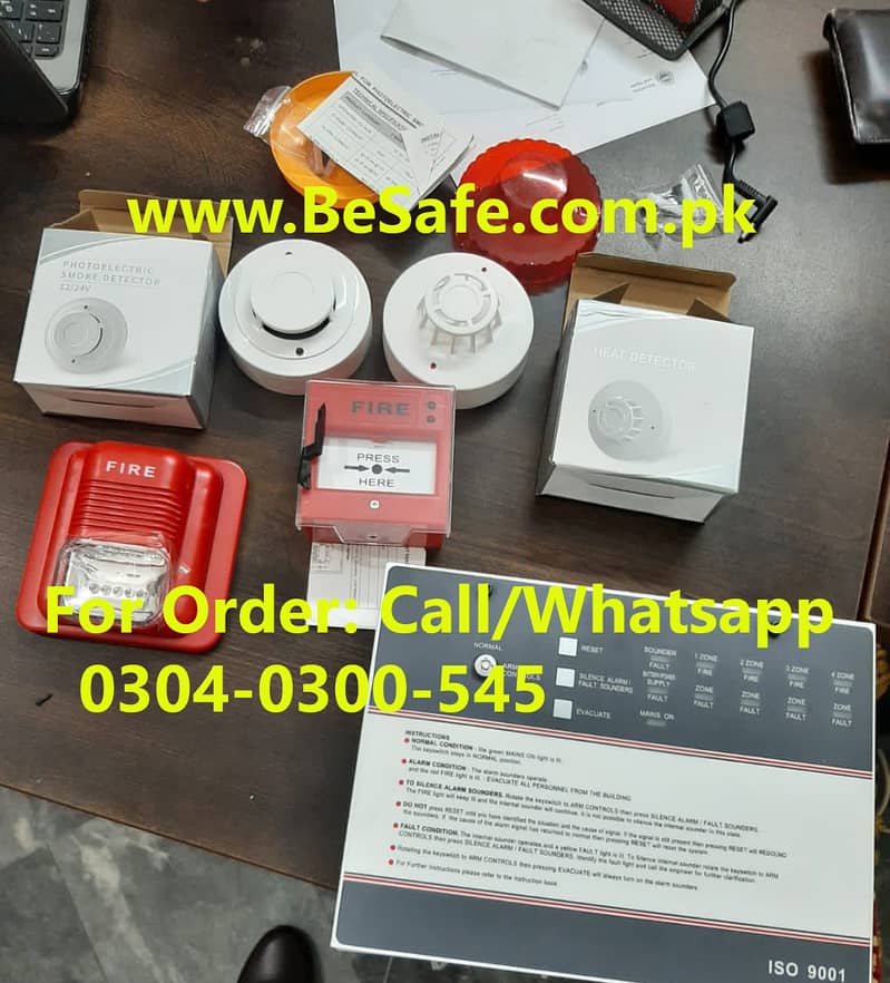 Fire Alarm,Siren,Metal Detector, Smoke Detector, FAS Installaion 7