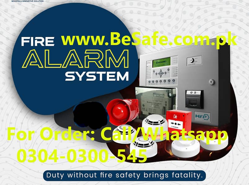 Fire Alarm,Siren,Metal Detector, Smoke Detector, FAS Installaion 8