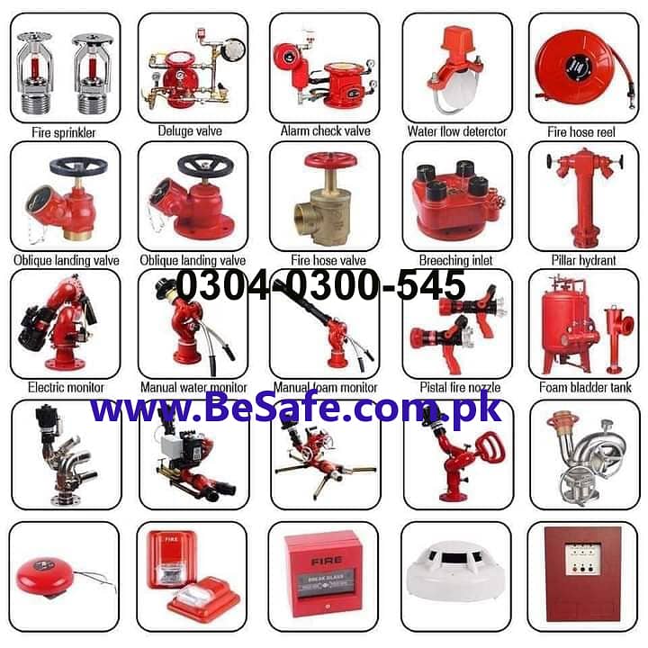 Fire Alarm,Siren,Metal Detector, Smoke Detector, FAS Installaion 19