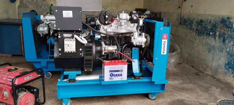 generator 15kva gas Toyota 1800cc Japan engine 0