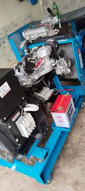 generator 15kva gas Toyota 1800cc Japan engine 3