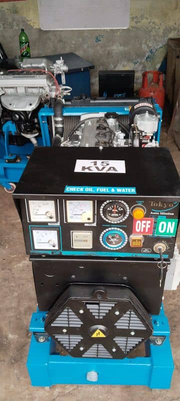 generator 15kva gas Toyota 1800cc Japan engine 4