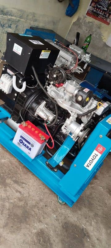 generator 15kva gas Toyota 1800cc Japan engine 5