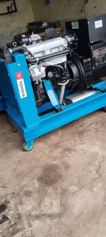 generator 15kva gas Toyota 1800cc Japan engine 8