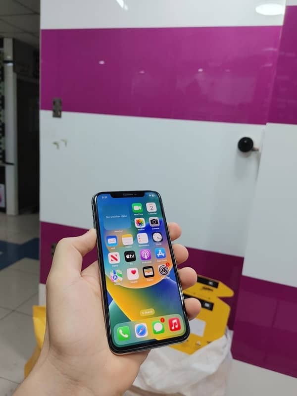 Iphone X PTA Approve 256gb 2