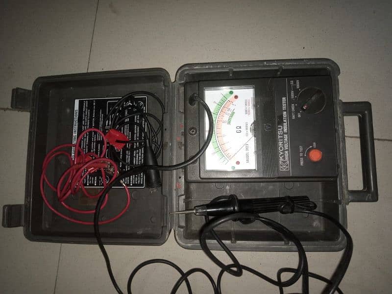 kyoritsu 3123A high voltage insulator tester 0