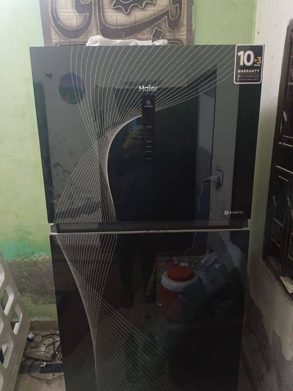 Haier freezer full size jumbo new ha 1 mah bas chlai ha  price 1lakh25 6