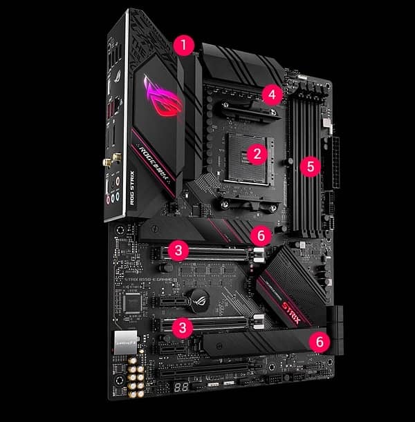 Asus ROG B550e gaming motherboard 1