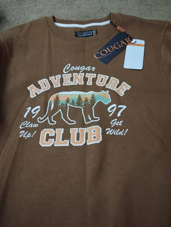 Cougar Sweatshirt Camel Color 1