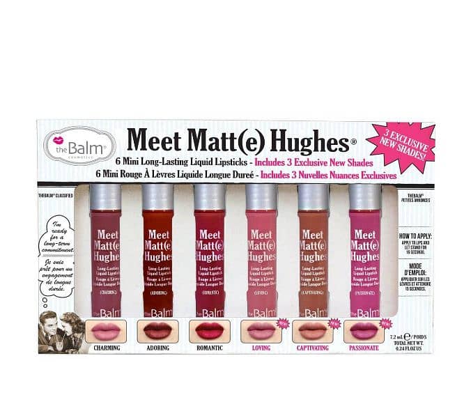 MATTE HUGHS LIP GLOSS (pack of 6) 0