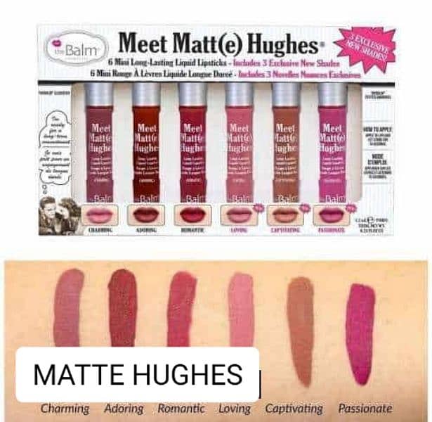 MATTE HUGHS LIP GLOSS (pack of 6) 1