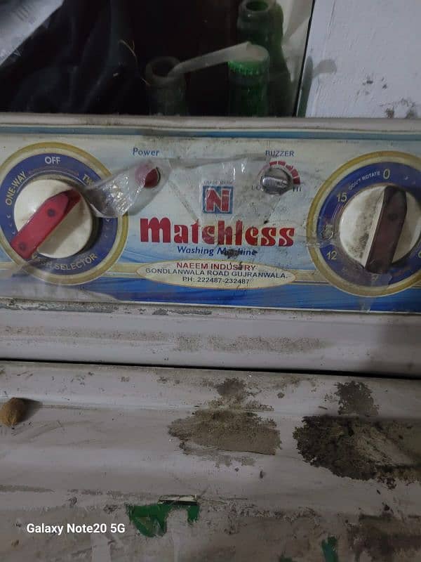 Matchless washing machine used 1