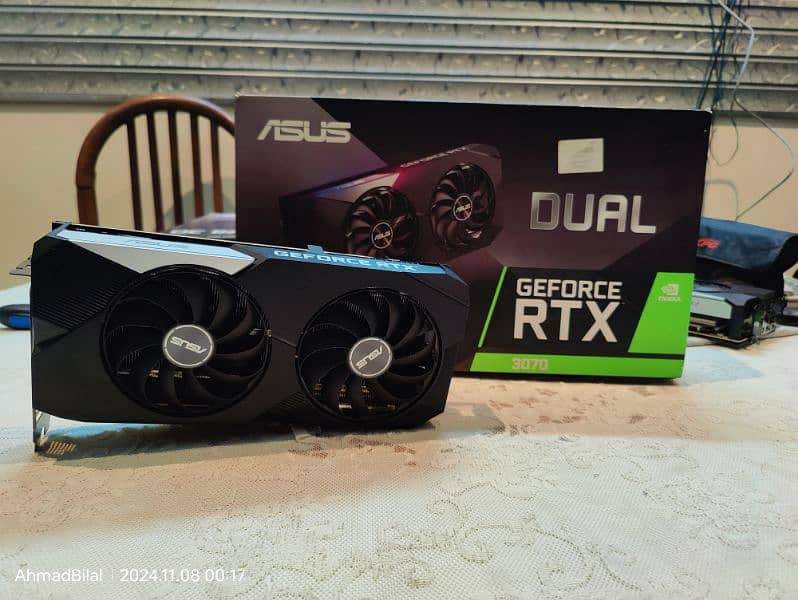 Rtx 3070 8gb asus dual oc 1