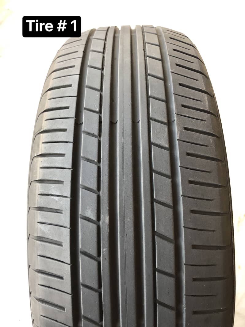 4tyres set 185/60R15 (YOKOHAMA)(condition 8/10) 2