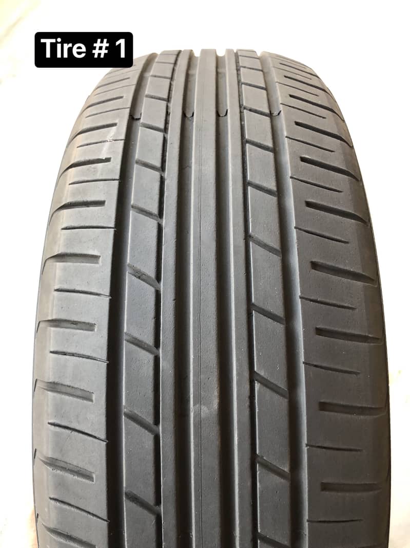 4tyres set 185/60R15 (YOKOHAMA)(condition 8/10) 3