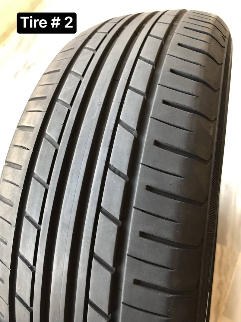 4tyres set 185/60R15 (YOKOHAMA)(condition 8/10) 4