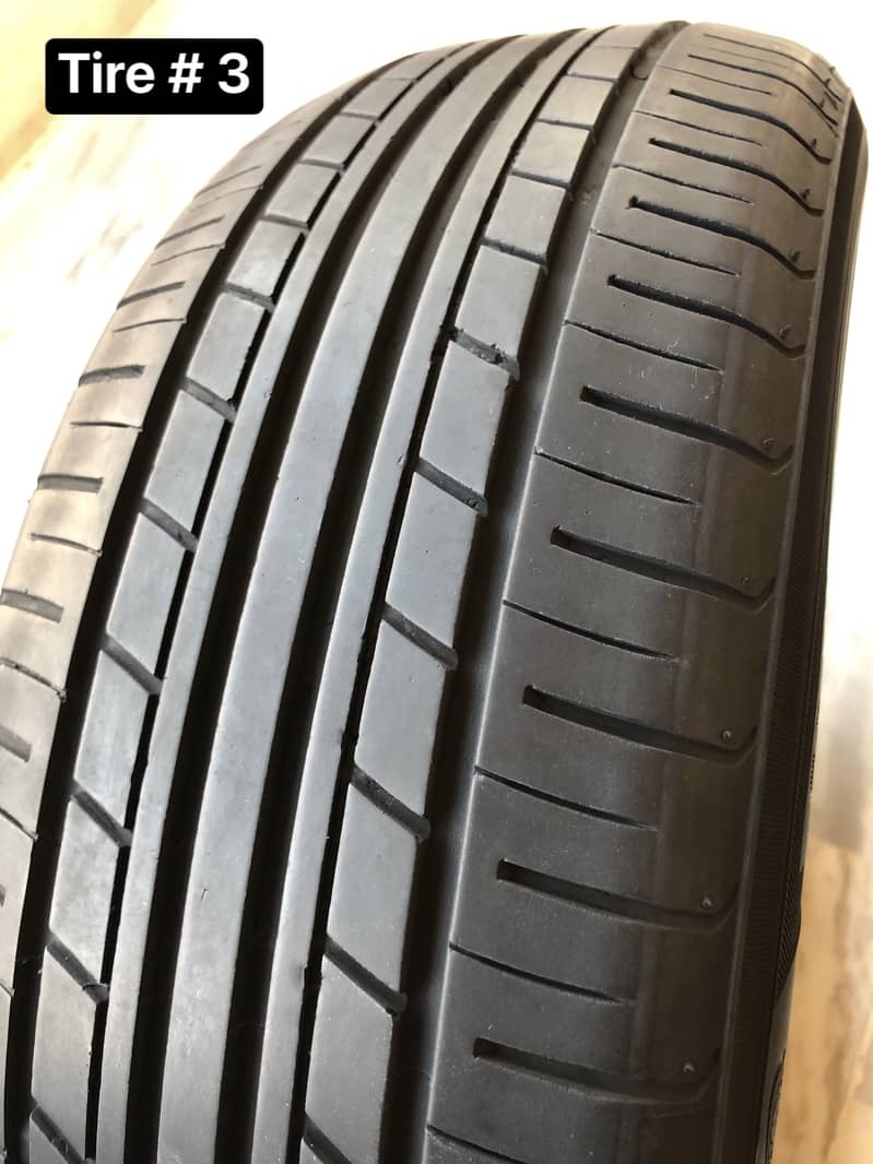 4tyres set 185/60R15 (YOKOHAMA)(condition 8/10) 7