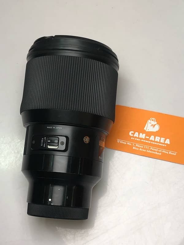 Sigma 85mm f1.4 DG for sony, Mint Condition, Sigma lens for sony 1